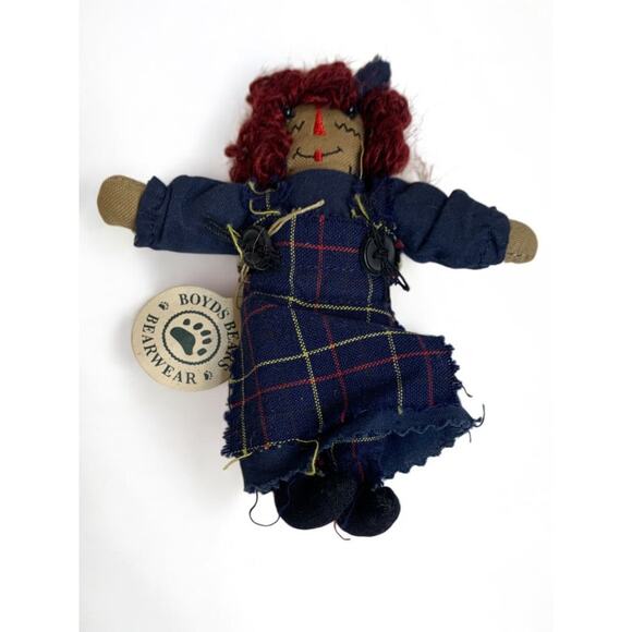 Boyds Bears Bearwear 5 Inch Ragdoll Raggedy Ann Mini with Tags - Picture 1 of 8